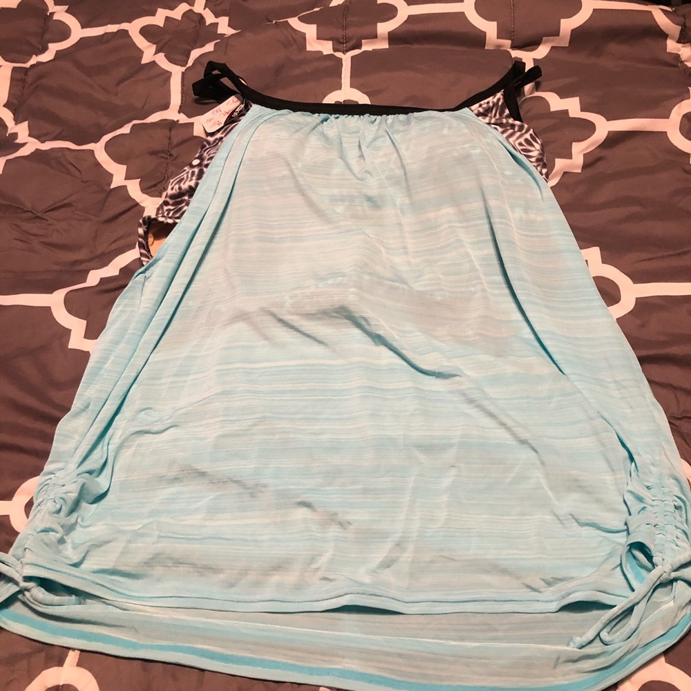 Zeroxposur bathing suit top- tankini top